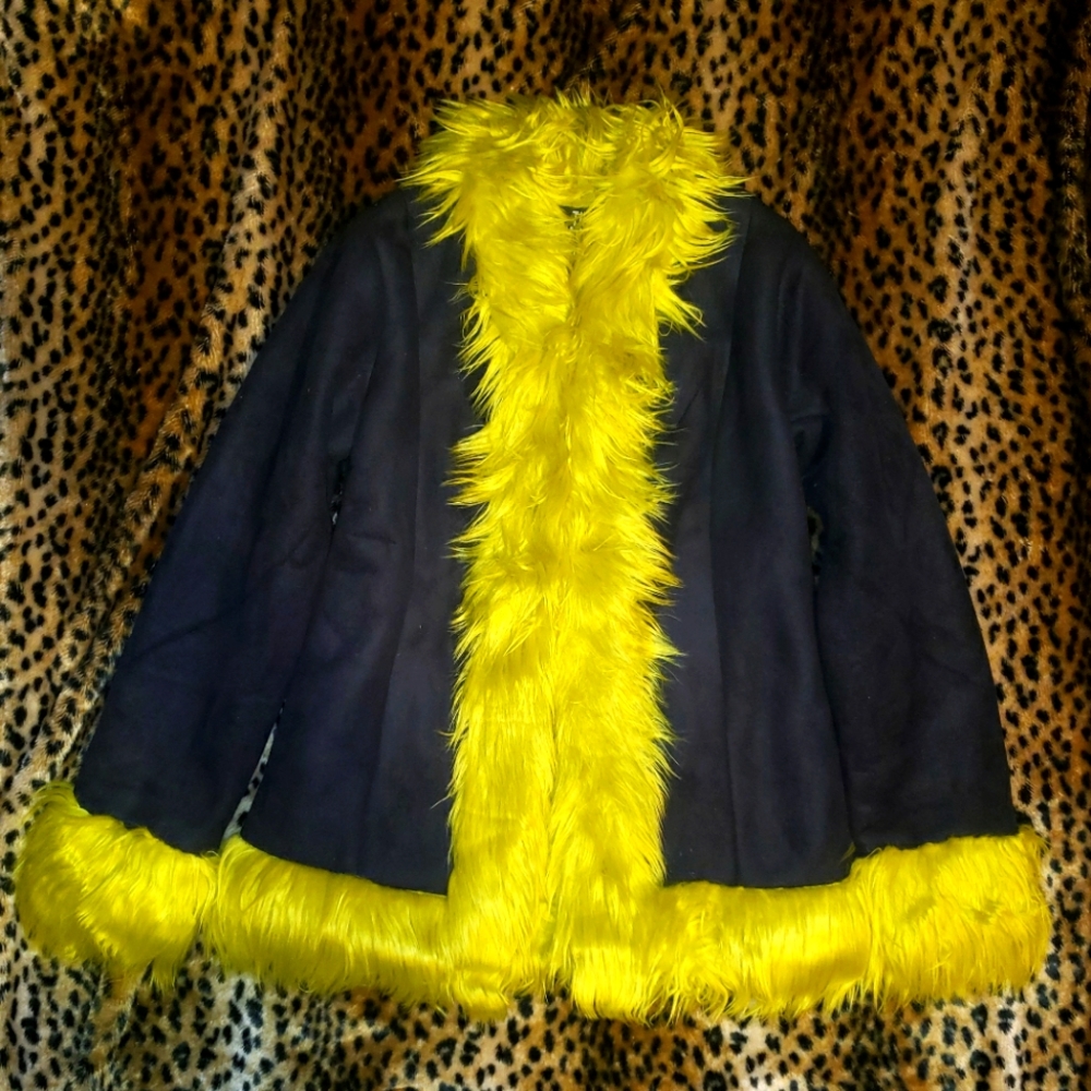 NWT The Ragged Priest Warhol Faux Fur Trim Sherpa Lined Coat S DOLLS KILL UK 8
